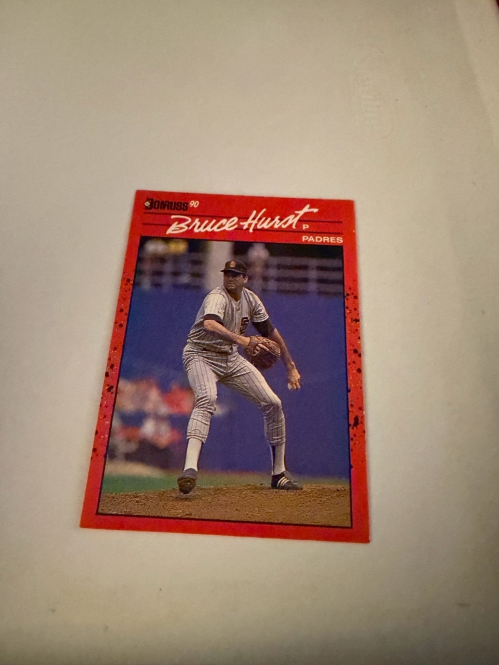 1990 Donruss bruce hurst padres baseball card